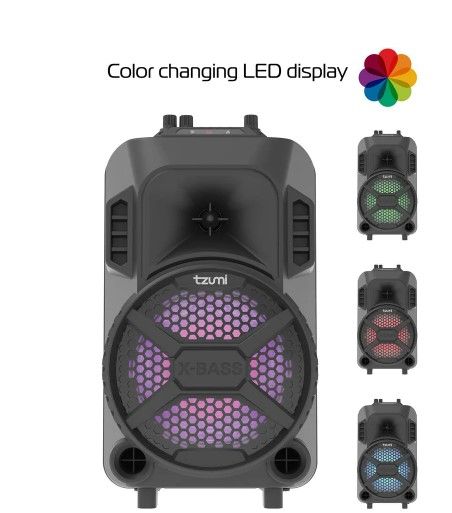 Photo 1 of Tzumi Megabass LED Jobsite Speaker