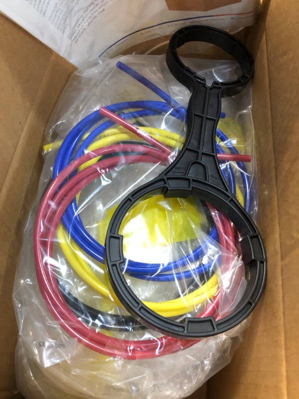 Photo 1 of iSpring RCC7, NSF Certified, 75 GPD High Capacity Under Sink 5-Stage Reverse Osmosis Drinking Filtration System, Brushed Nickel Faucet
