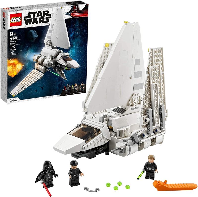 Photo 1 of LEGO Star Wars Imperial Shuttle 75302 Building Kit; Awesome Building Toy for Kids Featuring Luke Skywalker and Darth Vader; Great Gift Idea for Star Wars Fans Aged 9 and Up, New 2021 (660 Pieces) 13.94 x 14.88 x 2.78 inches

