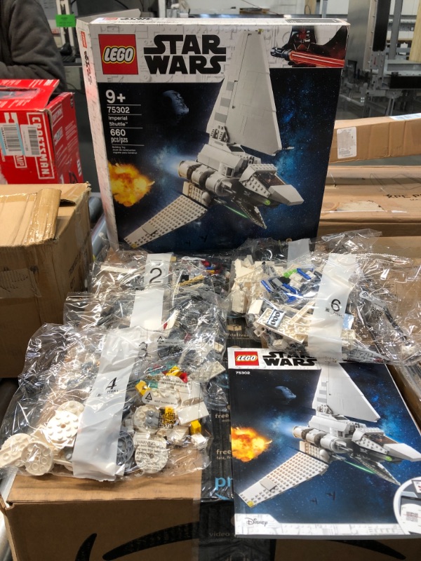 Photo 2 of LEGO Star Wars Imperial Shuttle 75302 Building Kit; Awesome Building Toy for Kids Featuring Luke Skywalker and Darth Vader; Great Gift Idea for Star Wars Fans Aged 9 and Up, New 2021 (660 Pieces) 13.94 x 14.88 x 2.78 inches

