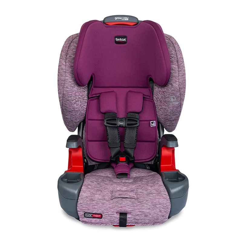 Photo 1 of Britax Grow with You ClickTight Harness-2-Booster Car Seat, Mulberry
