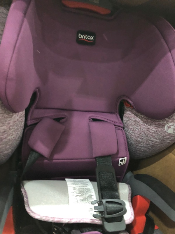 Photo 4 of Britax Grow with You ClickTight Harness-2-Booster Car Seat, Mulberry
