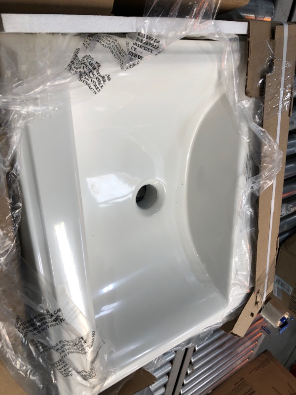 Photo 2 of 18 X16  WHITE CERAMIC  BATHROOM SINK