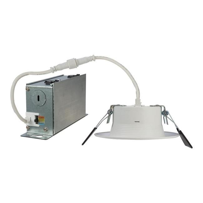 Photo 1 of RL 4 in. Color Selectable (2700K-5000K) Remodel Canless Recessed Integrated LED Kit
