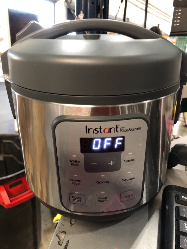 Photo 1 of Instant Pot Zest 8 Cup Rice Cooker, Steamer, Cooks Rice, Grains, Quinoa and Oatmeal, No Pressure Cooking Functionality
