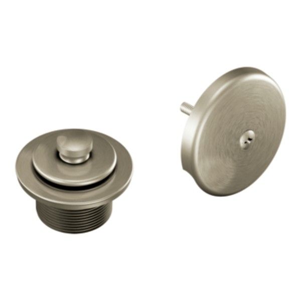 Photo 1 of Moen Couvre-drain De Douche/baignoire De Moen, Nickel Brossé T90331BN