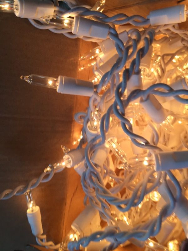 Photo 2 of 2 Home Accents Holiday 300-Light Clear Incandescent Mini Icicle Lights