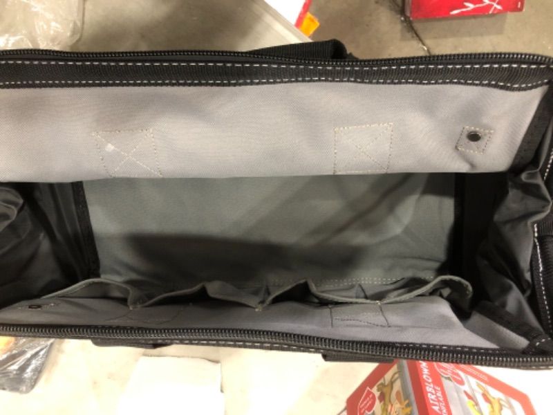 Photo 3 of 18 in. 14 Pocket Zippered Tool Bag