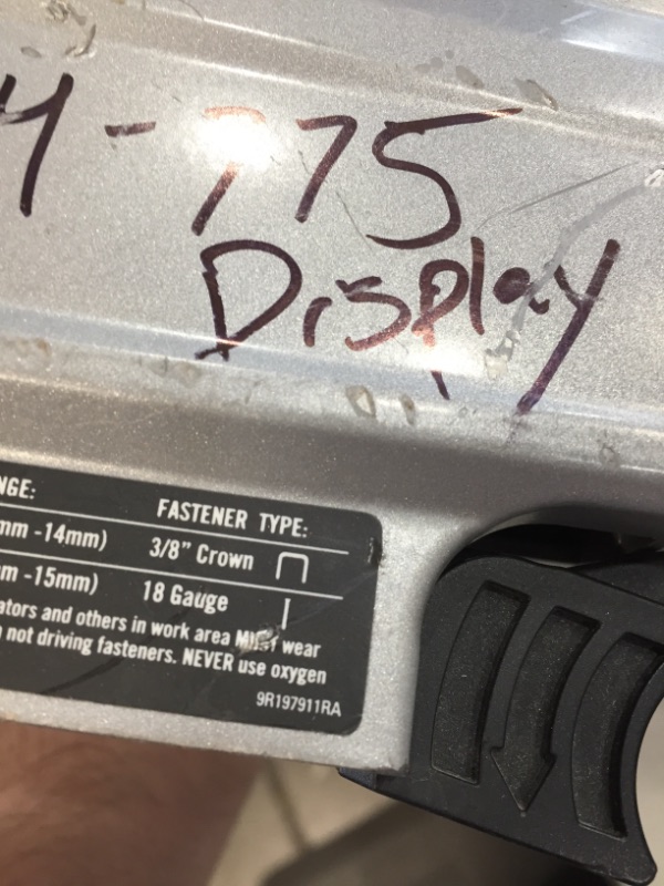 Photo 1 of **NONWORKING DISPLAY**Pneumatic 18-Gauge 3/8 in. Crown Stapler
