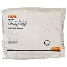 Photo 1 of 14 in. x 17 in. Multi-Purpose Terry Cloth (60-Pack)
