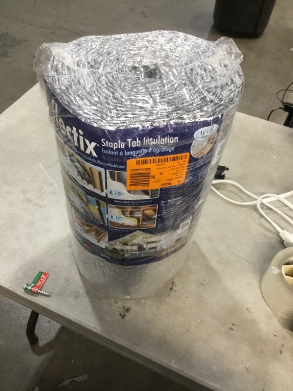 Photo 2 of 16 in. x 25 ft. Double Reflective Insulation Roll with Staple Tab Edge
