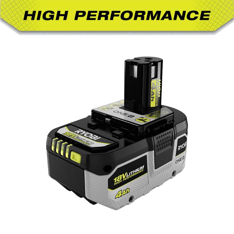 Photo 1 of RYOBI ONE+ 18V High Performance Lithium-Ion 4.0 Ah Battery
