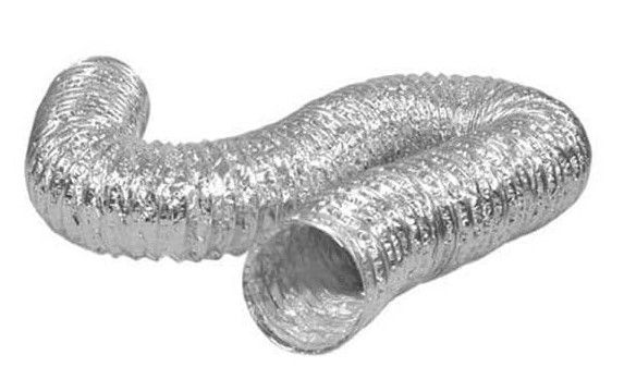 Photo 1 of 4 in. x 25 ft. Flexible Aluminum Foil Duct
