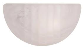 Photo 1 of *MINOR DAMAGE* 1-Light White Interior Wall Sconce
