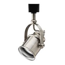 Photo 1 of 1-Light Brushed Nickel LED Track Lighting Spot-Light
