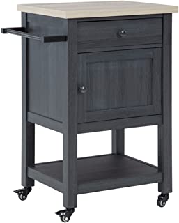 Photo 1 of *PARTS ONLY** Signature Design by Ashley Boderidge Bar Cart, 0, Almost Black
