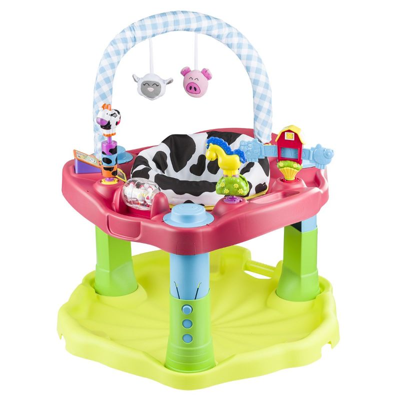 Photo 1 of Evenflo Exersaucer Moovin & Groovin Activity Center, 25x30x30 Inch (Pack of 1)
