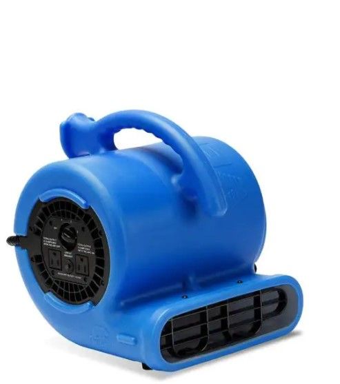 Photo 1 of 1/4 HP Air Mover Blower Fan for Water Damage Restoration Carpet Dryer Floor Home and Plumbing Use in Blue
