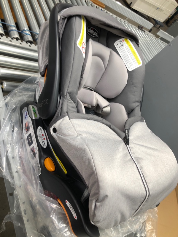 Photo 2 of Chicco KeyFit® 30 Zip Infant Car Seat in grey
