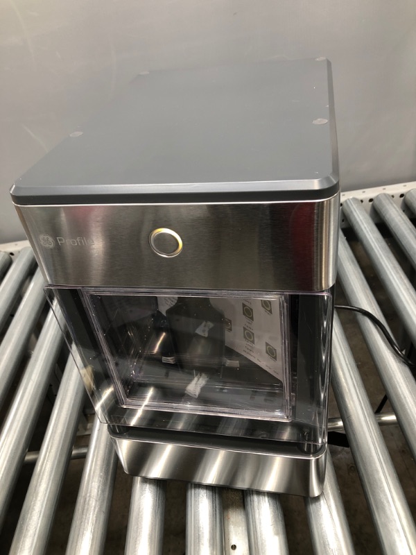 Photo 2 of GE Profile Opal | Countertop Nugget Ice Maker | Portable Ice Machine Complete with Bluetooth Connectivity | Smart Home Kitchen Essentials | Stainless Steel Finish | Up to 24 lbs. of Ice Per Day
