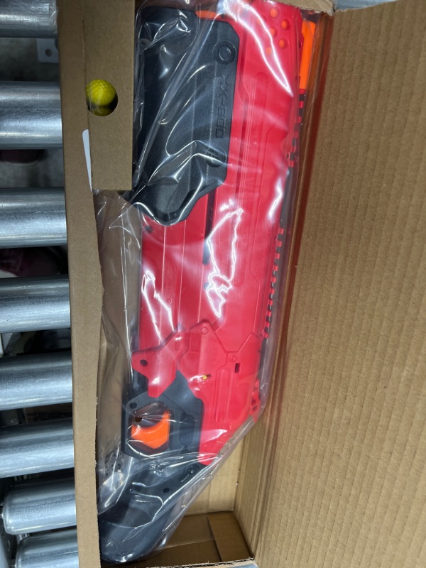 Photo 1 of NERF Rival Takedown XX-800 Blaster -- Pump Action, Breech-Load, 8-Round Capacity, 90 FPS, 8 Official Rival Rounds -- Team Red