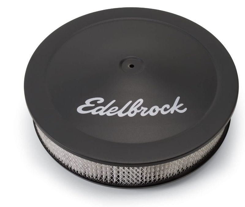 Photo 1 of Edelbrock 1223 Pro-Flo Black Finish 3" Round Air Filter Element with 14" Diameter