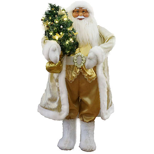 Photo 1 of ***head is damaged/nonfunctional//parts only***
Fraser Hill Farm 36-Inch Music and Motion Santa with Christmas Tree Figurine
