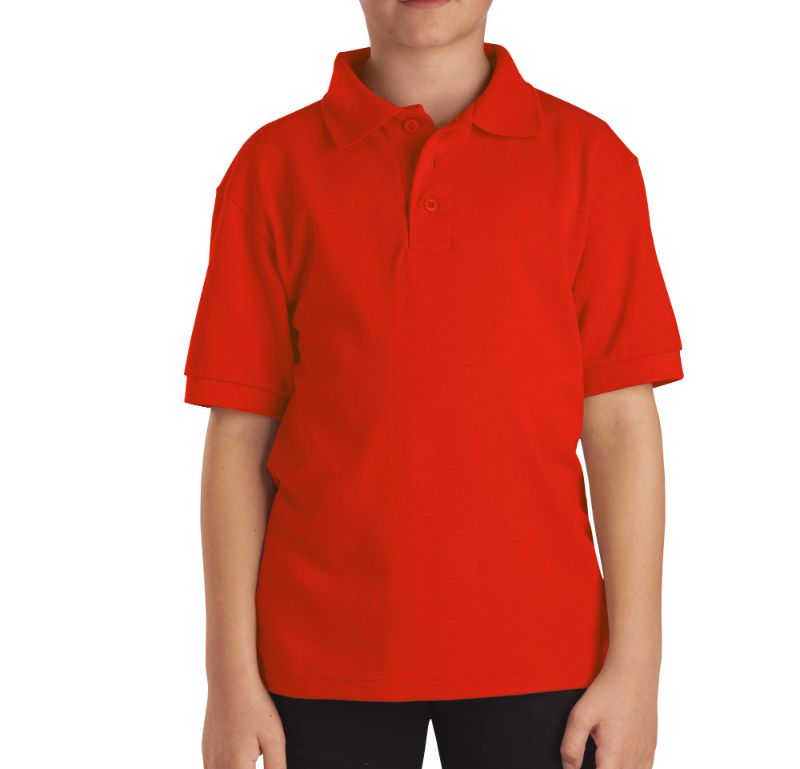 Photo 1 of Dickies Boys' Short Sleeve Pique Polo, Orange, size M (10/12)