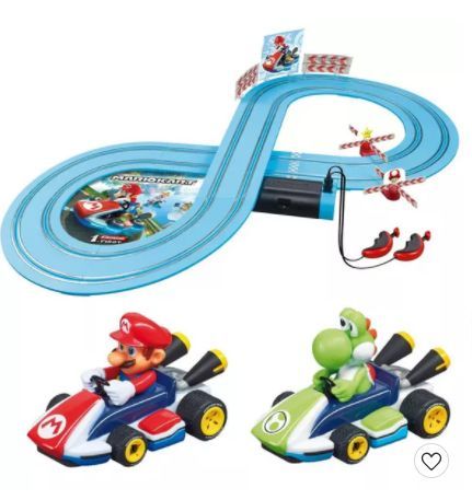 Photo 1 of **ONE REMOTE IS BROKEN*** Carrera First MarioKart Racing Set
