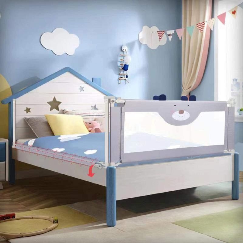 Photo 1 of RDHOME 78.7" Bed Rails for Toddlers Vertical Lifting Bed Guardrail for Kids, Extra Tall Collapsible Baby Bed Rail Guards Fit X-Twin Queen King Size Bed (1 Side)
