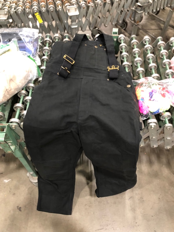 Photo 2 of black jean overalls 29 W x 34 L