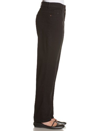 Photo 1 of Gloria Vanderbilt Women's Amanda Classic Jean, Black, 16 Long
