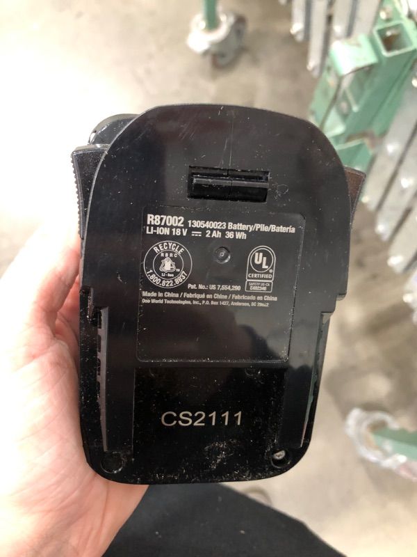 Photo 1 of 18V 2.0 Ah Lithium-Ion Battery
