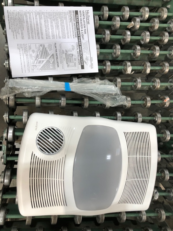 Photo 4 of 110 CFM Ceiling Bathroom Exhaust Fan with Light and 1500-Watt Heater 765H110L