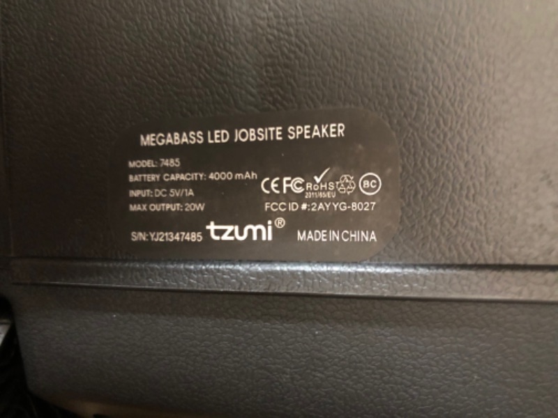 Photo 3 of Megabass LED Jobsite Speaker *MISSING PARTS*