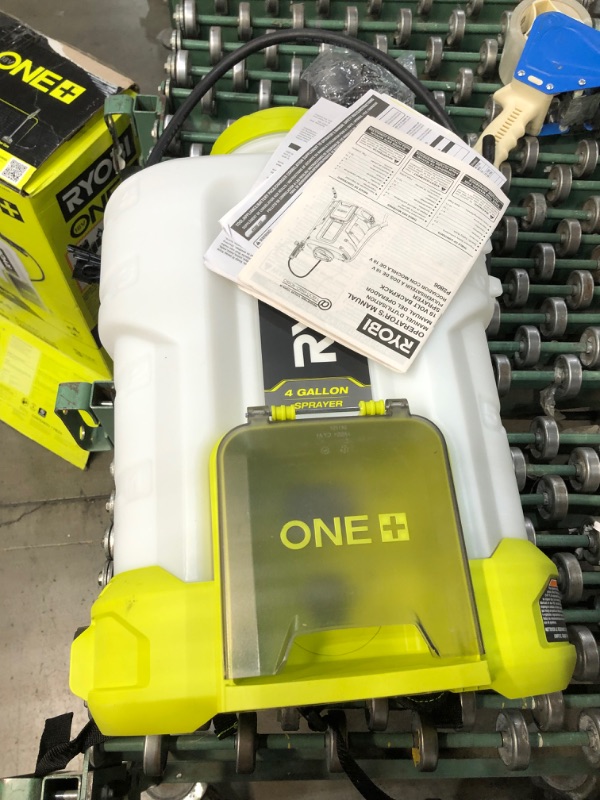 Photo 3 of RYOBI ONE+ 18V Cordless Battery 4 Gal. Backpack Chemical Sprayer with 2.0 Ah Battery and Charger
