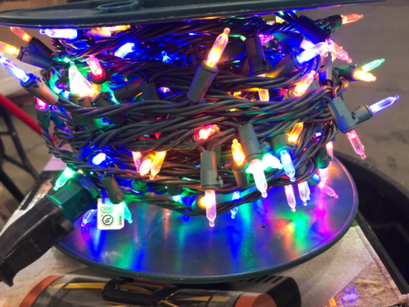 Photo 3 of 300 LED Color Changing Warm White to Multicolor Christmas Lights
