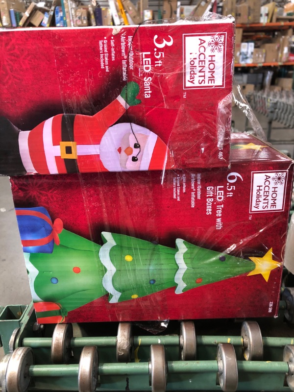 Photo 2 of INFLATABLE CHRISTMAS DECORATIONS**SOLD AS IS**NO REFUNDS**