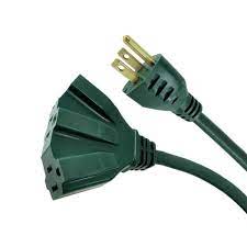 Photo 1 of HDX
25 ft. 14/3 3 Outlet Extension Cord, Green ****2 CORDS***