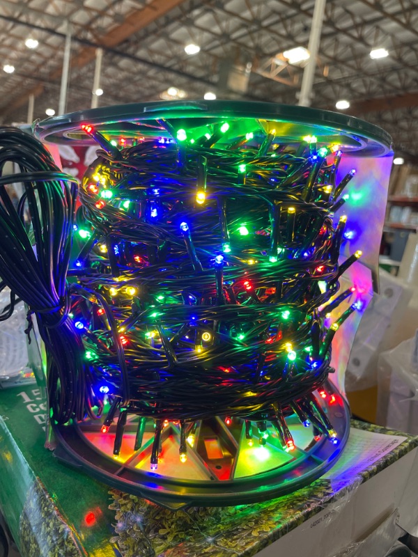 Photo 2 of 157 ft. 600-Light LED Micro Fairy Multi Color Lights No Function Reel Packaging (2 sets of 300 lights)
