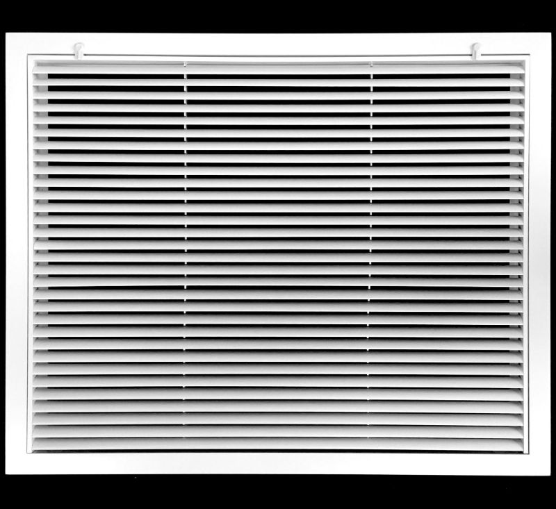 Photo 1 of 48" x 24" Aluminum Return Filter Grille - Easy Air Flow - Linear Bar Grilles
