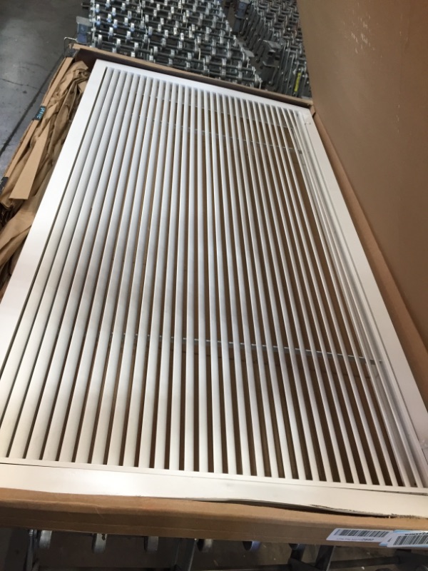 Photo 2 of 48" x 24" Aluminum Return Filter Grille - Easy Air Flow - Linear Bar Grilles
