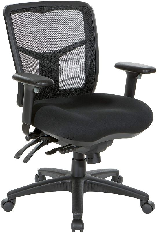 Photo 1 of Office Star Pro-Line II Deluxe Adjustable Air Grid Back Ergonomic Office Chair