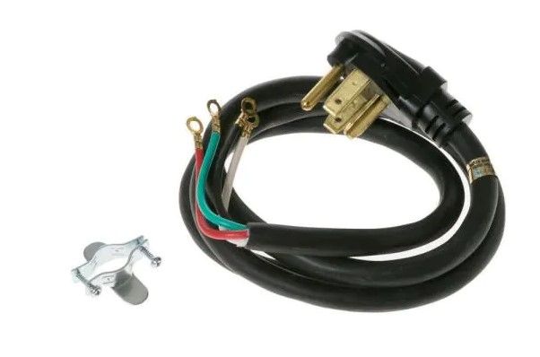 Photo 1 of 6 ft. 4-Prong 30 Amp Dryer Cord
