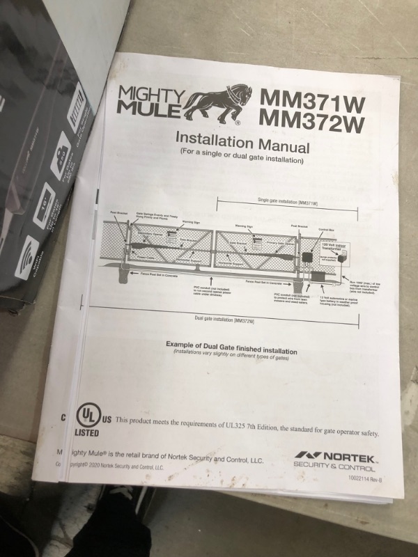 Photo 1 of Mighty Mule MM371W Medium Smart Single Gate Opener
