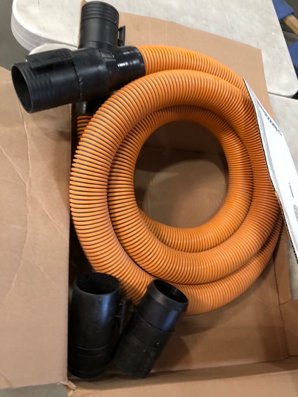 Photo 2 of 1-7/8 in. x 10 ft. Pro-Grade Locking Vacuum Hose Kit for RIDGID Wet/Dry Shop Vacuums
