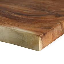 Photo 1 of **** SOLD AS WHOLE PALLET ONLY*** NO RETURNS NO REFUNDS***
HARDWOOD REFLECTIONS
7 Saman 4 ft. L x 18 in. D x 1.5 in. T Butcher Block Bar Countertop in Clear UV Stain with Live Edge