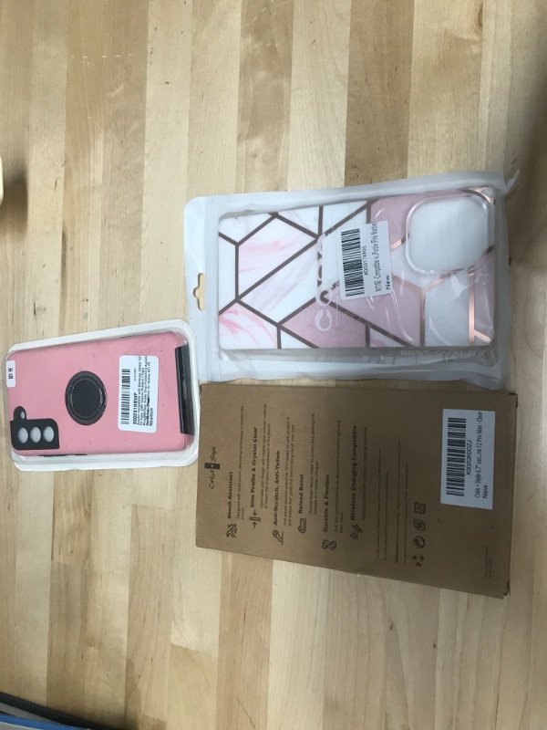 Photo 2 of BUNDLE OF PHONE CASES* Iphone pro max 12&13 
&  Galaxy s21fe case 