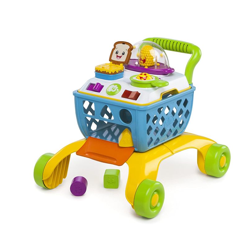 Photo 1 of 
Bright Starts Giggling Gourmet 4-in-1 Shop ‘n Cook Walker Shopping Cart Push Toy, 