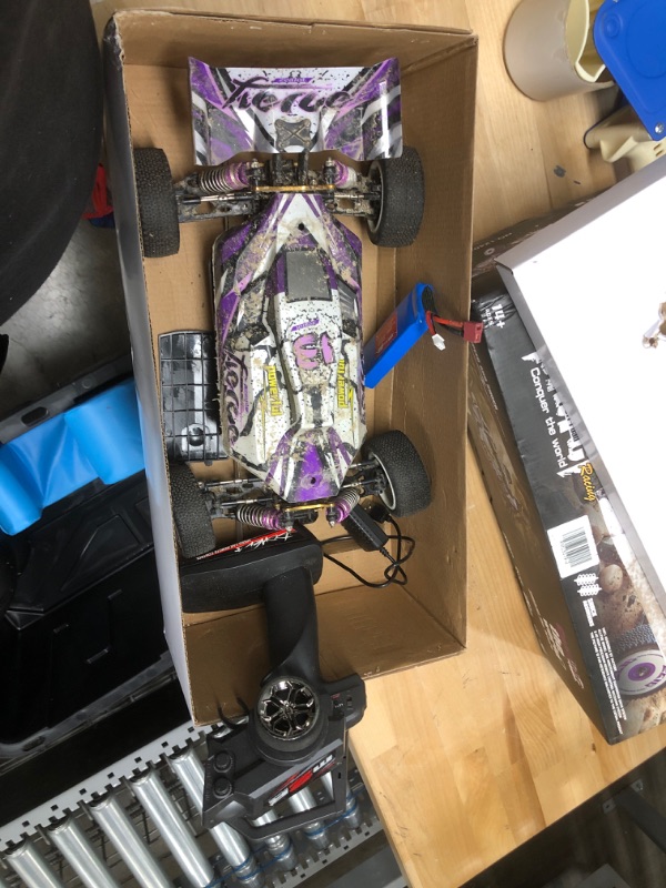 Photo 2 of DEERC 200E Large Brushless RC Cars for Adults 1:10 RC Trucks,60 KM/H High Speed 2021 Upgraded Remote Control Car,Extra Shell LED Headlight All Terrain Off Road Monster Truck for Boys,2 Battery 40+ Min
